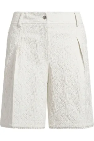 Etro Bermudas con motivo de cachemira