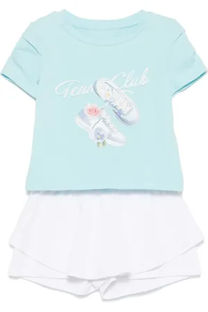 Lapin House Set con pantalones cortos de tejido de punto