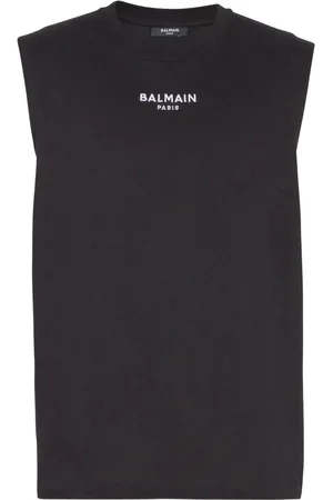 Balmain Top con logo bordado