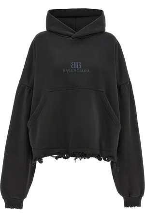 Balenciaga Sudadera con capucha y logo bordado