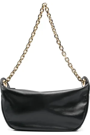 Fabiana Filippi Bolso shopper mini de cuero con ojales