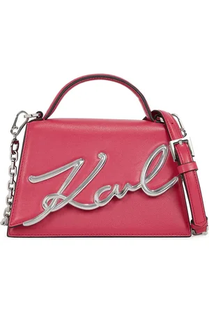 Karl Lagerfeld Bolso Signature con asa en la parte superior