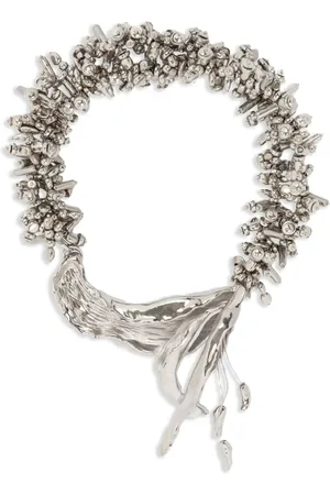 DRIES VAN NOTEN Collar con motivo floral