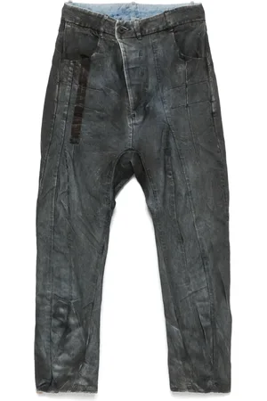 11 BY BORIS BIDJAN SABERI Vaqueros con efecto envejecido