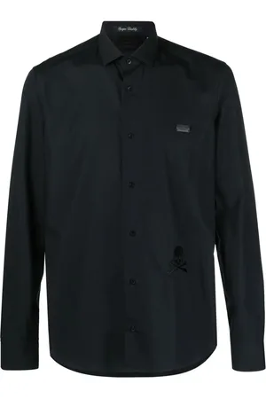 Philipp Plein Camisa con cuello italiano