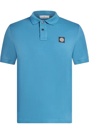 Stone Island Polo con aplique Compass