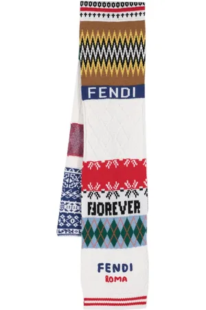 Fendi Bufanda con bordado