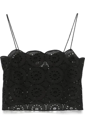 MATTEAU Top corto Broderie