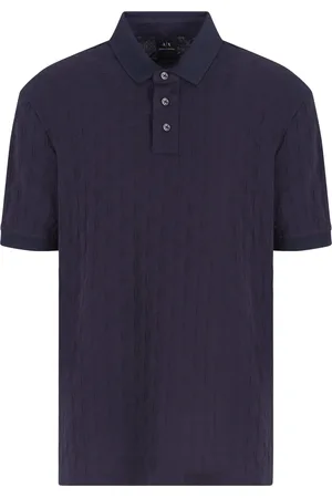 Armani Exchange Polo de manga corta de algodón