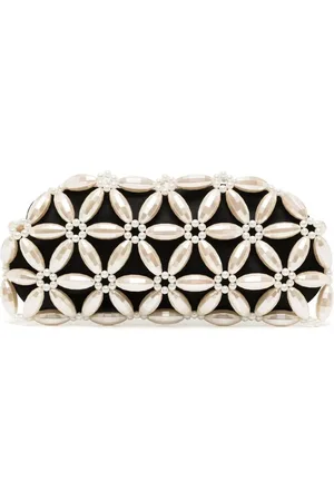 0711 Bolso de mano con perlas