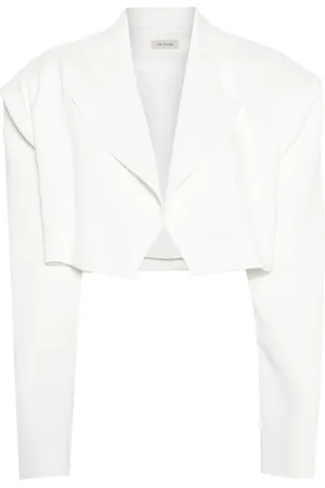 The Mannei Blazer corto con solapas de pico