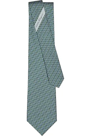 Salvatore Ferragamo Corbata con motivo Gancini
