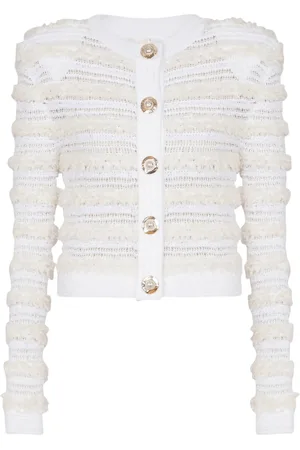 Balmain Cárdigan de tweed