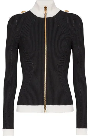 Balmain Cárdigan de canalé
