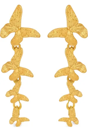 Oscar de la Renta Pendientes largos con diseño de mariposa
