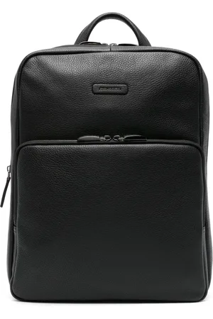 Piquadro Mochila con parche del logo