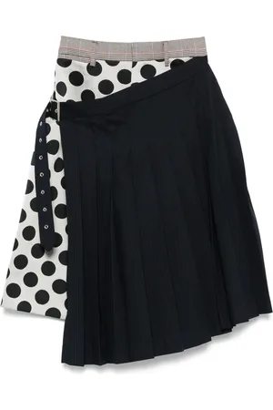 Charles Jeffrey Loverboy Pantalones cortos plisados con motivo de lunares