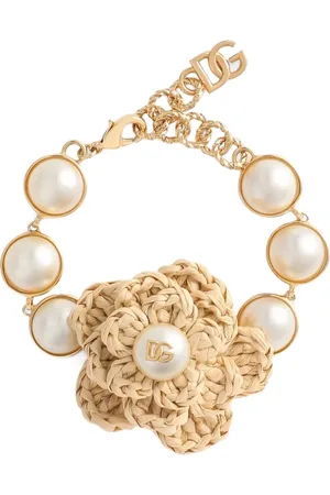 Dolce & Gabbana Pulsera con aplique floral