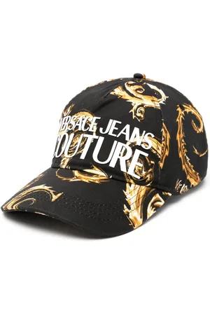 VERSACE Gorra con estampado Chrome Couture