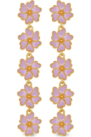Oscar de la Renta Pendientes con colgante Cherry Blossom