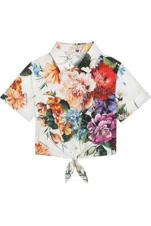 Dolce & Gabbana Camisa de algodón con estampado floral