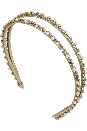 Jennifer Behr Diadema Gina con apliques de cristal