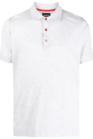 Kiton Polo con logo estampado