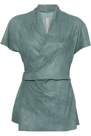 Rick Owens Top con cuello alto