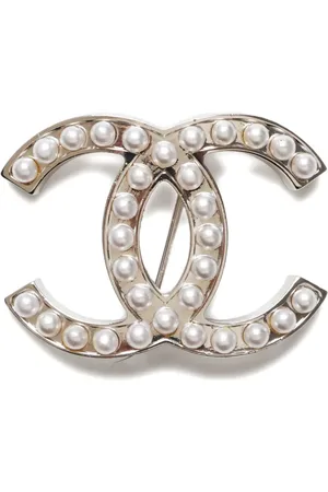 CHANEL Broche Interlocking CC 2005