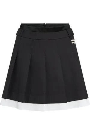 Karl Lagerfeld Minifalda Ikon plisada