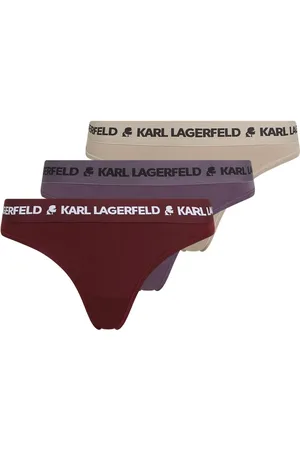 Karl Lagerfeld Pack de tres tangas con logo