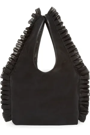 DRIES VAN NOTEN Bolso shopper con volantes