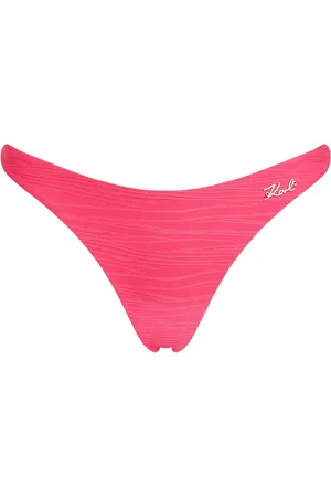 Karl Lagerfeld Bragas de bikini con placa del logo