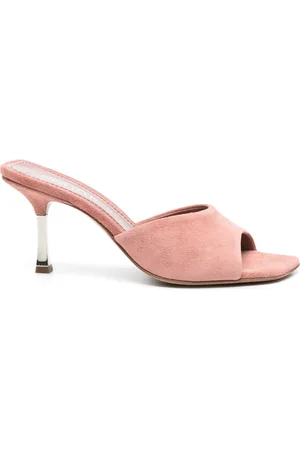 PARIS TEXAS Mules de piel con tacón de 70 mm
