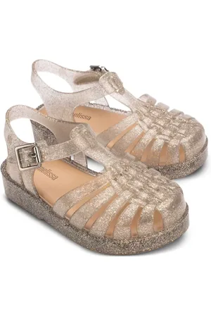 Melissa Sandalias con detalle de purpurina