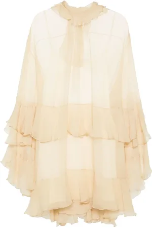 Chloé Vestido corto con volantes