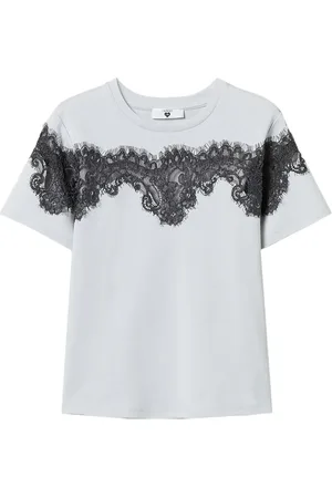 Twin-Set Camisa con detalles de encaje