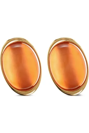 Saint Laurent Pendientes con cabujón