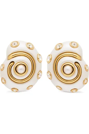 Kenneth Jay Lane Pendientes Snail
