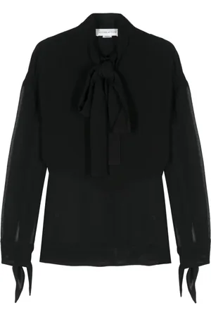 Victoria Beckham Blusa con lazo en el cuello