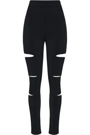 Gloria Coelho Leggins con detalle de aberturas