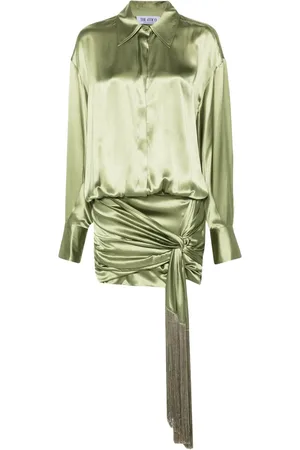 The Attico Vestido camisero corto