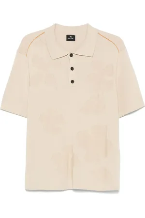 Paul Smith Polo con motivo floral en jacquard