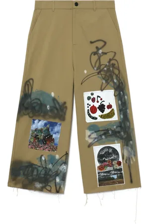WESTFALL Pantalones anchos con estampado gráfico