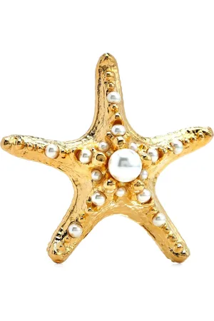 Kenneth Jay Lane Broche con motivo de estrella