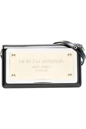 Dolce & Gabbana Bandolera con placa del logo
