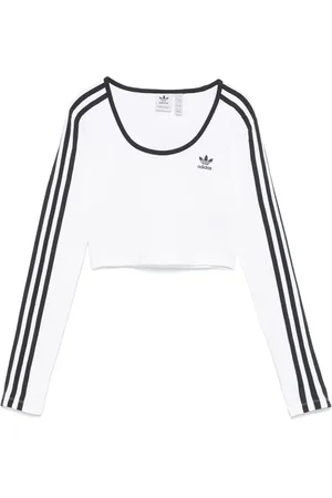 adidas Camiseta corta con tres rayas