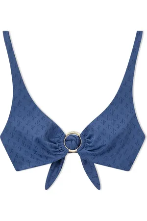 Jimmy Choo Top de bikini Sira con logo