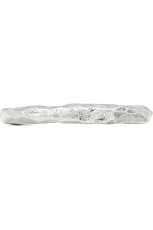 Saint Laurent Brazalete con efecto forjado