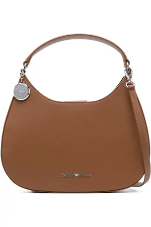 Emporio Armani Bolso de hombro con placa del logo